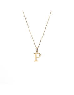 Colgante Oro 18kt Inicial 10mm