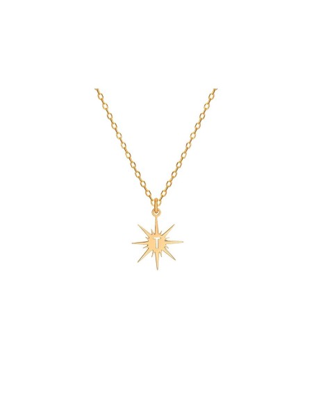 Colgante Oro 1ª Ley Rosa De Los Vientos Inicial Calada