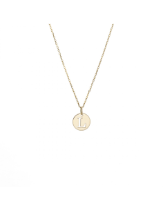 Colgante Oro 18kt Disco Calado 10mm